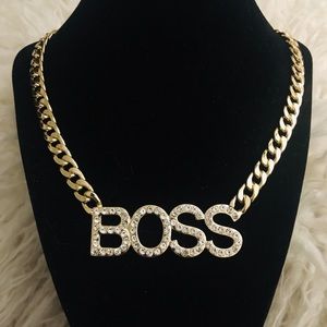 Link Gold Boss Necklace